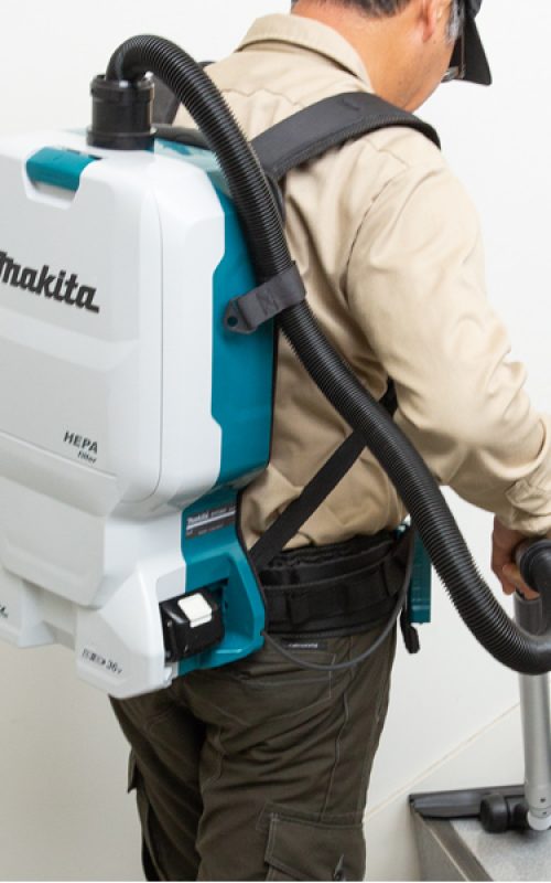 Aspirateur dorsal 6L - makita - apfn hygiène distributeurs
